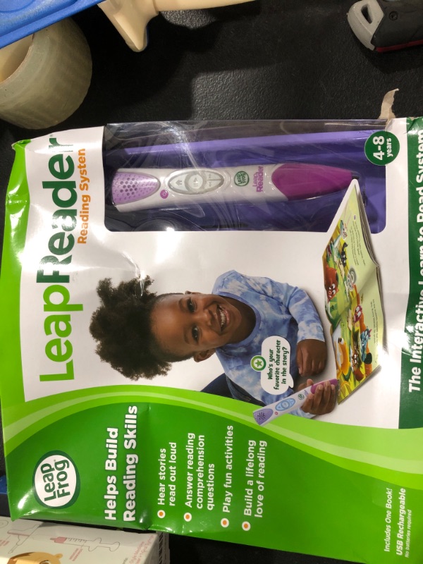Photo 1 of MIX KIDS BOX     1 - LeapFrog LeapReader Reading & Writing System   1 -  Little Girls 10-Layer Short Ballet Tulle Tutu Skirt W/SATIN RIBBON    1 - Medi Frida the Accu-Dose Pacifier Baby Medicine Dispenser by FridaBaby    1 - KidSole Gel Heel Strap for Kid