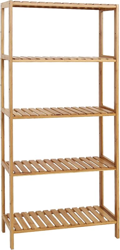 Photo 1 of Bamboo Rack Multifunctional Bathroom Kitchen Living Room Holder Plant Flower Stand Utility Storage Shelf 