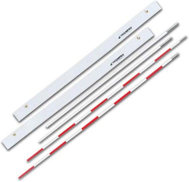 Photo 1 of Champro Volleyball Antenna with Sleeve Set (Red/White)
