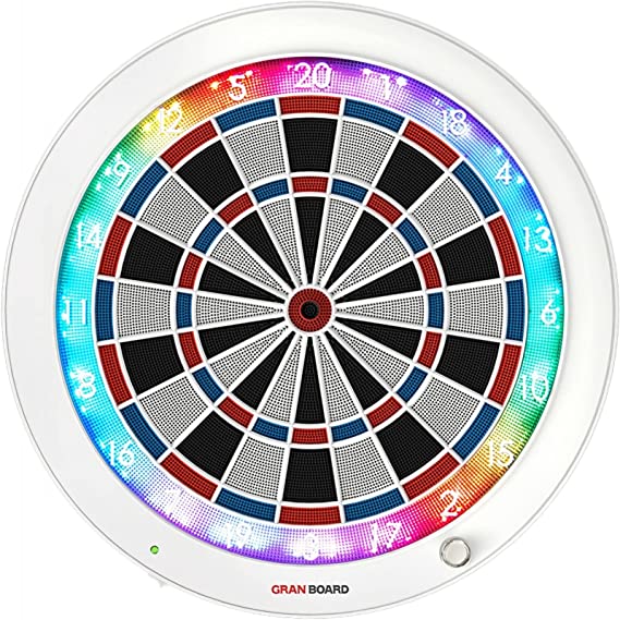 Photo 1 of Gran Board 3s White Edition- LED Bluetooth Dartboard