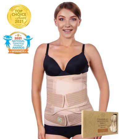 Photo 1 of KeaBabies 3 in 1 Postpartum Belly Support Recovery Wrap, Maternity Belt (Classic Ivory)