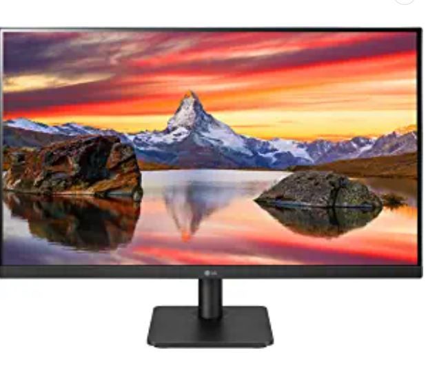 Photo 1 of LG 27MP400-B 27” Full HD (1920 x 1080) IPS Display with 3-Side Virtually Borderless Design, AMD FreeSync and OnScreen Control – Black