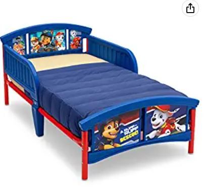 Photo 1 of Delta Children Plastic Toddler Bed, Nick Jr. PAW Patrol