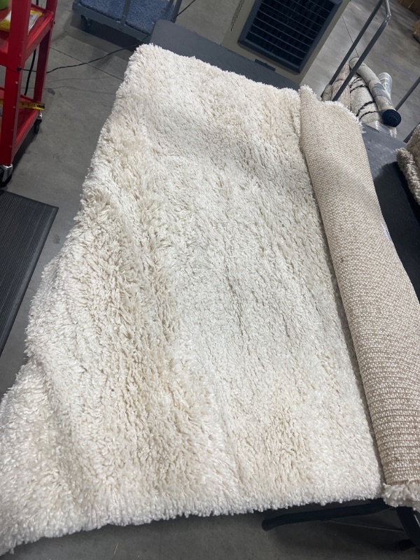 Photo 2 of 5'1"x6'9" Solid Eyelash Woven Shag Rug - Project 62™
