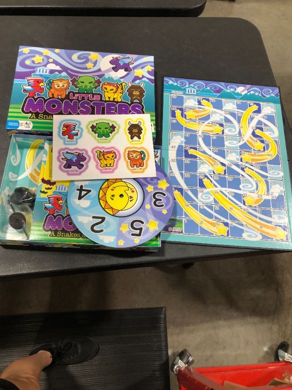 Photo 2 of Little Monsters A Snakes and Ladders Game Ages 3+