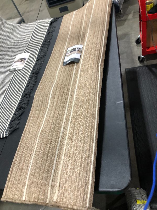 Photo 2 of 7' X 10' Thin Stripe Outdoor Rug - Threshold