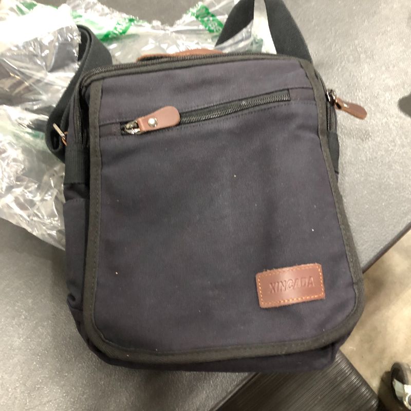 Photo 2 of Xincada Small Canvas Crossbody Shoulder Bag Messenger Bag Work Bag