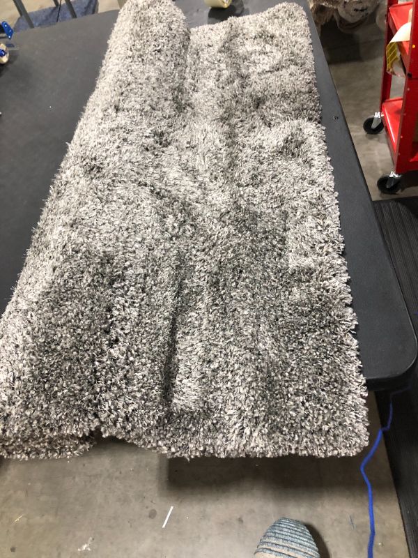 Photo 2 of 5'1"x6'9" Solid Eyelash Woven Shag Rug - Project 62