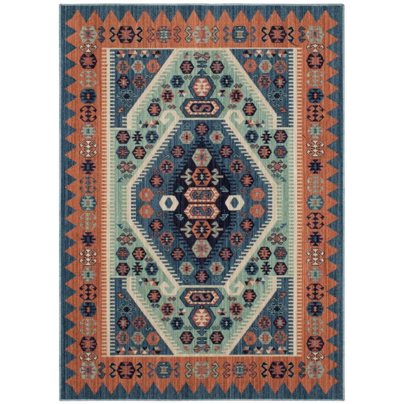 Photo 1 of 7'x10' Buttercup Diamond Vintage Persian Style Woven Rug - Opalhouse