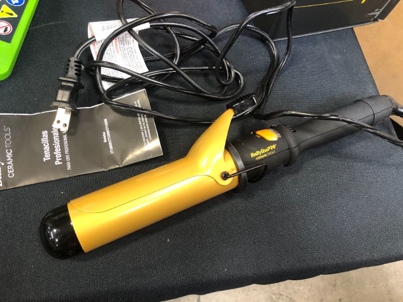 Photo 1 of BaBylissPRO Black Ceramic Spring Curling Iron
