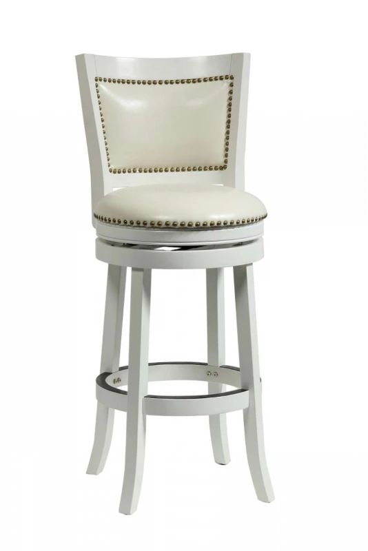 Photo 1 of Boraam Bristol 29" Bar Stool - White
