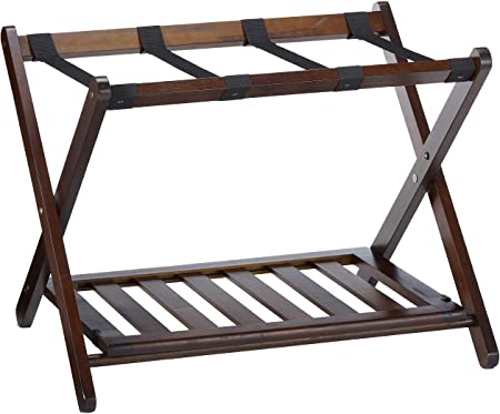 Photo 1 of Winsome Remy Shelf Luggage Rack, Cappuccino
