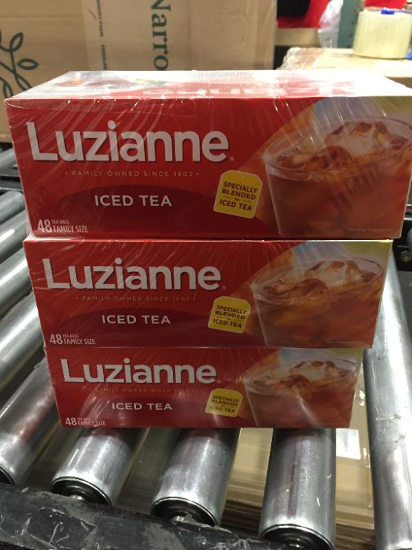 Photo 1 of (3 Pack) LuzianneÂ® Iced Tea 48 Ct. Bag.

