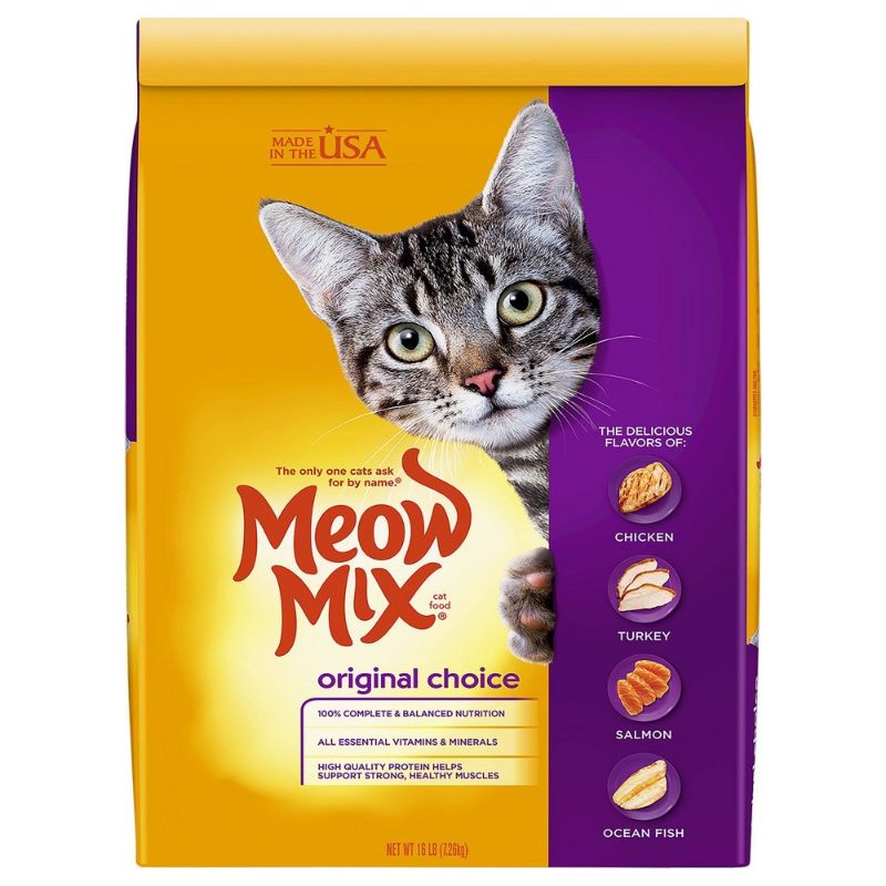 Photo 1 of Meow Mix Original Choice Dry Cat Food 16 Pounds (exp. 04.17.2022)
