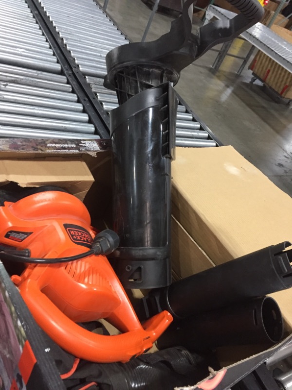 Photo 2 of BLACK+DECKER 3-in-1 Electric Leaf Blower, Leaf Vacuum, Mulcher (BEBL7000)
