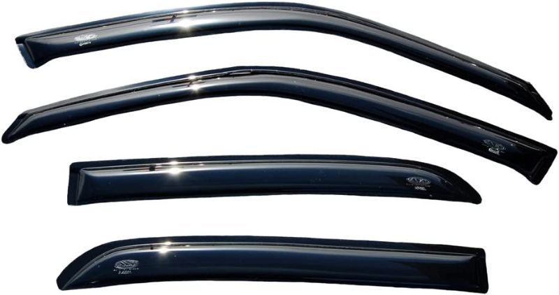 Photo 1 of Auto Ventshade AVS 94228 Original Ventvisor Side Window Deflector Dark Smoke, 4-Piece Set for 1998-2011 Crown Victoria, 1992-2011 Mercury Grand Marquis w/o Landau Roof, 2003 Mercury Marauder
