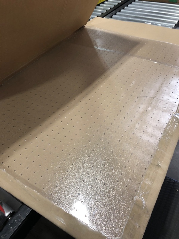 Photo 1 of  Clear Chair Mat, Hard Floor Use, 4" x 3"