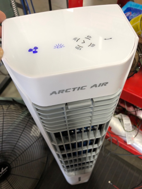 Photo 2 of Arctic Air Tower 2.0 Evaporative Air Cooler - Large Area Room Cooling, 4 Speed Settings, Quiet Oscillation