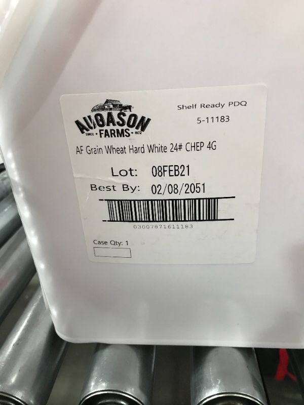 Photo 1 of Augason Farms Hard White Wheat Emergency Food Storage 26 Pound

