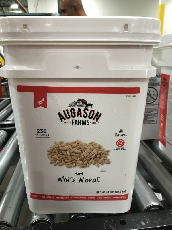 Photo 1 of Augason Farms Hard White Wheat Emergency Food Storage 26 Pound
