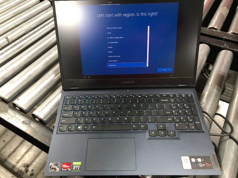 Photo 2 of Lenovo Legion 5 Gaming Laptop, 15.6" FHD Display, AMD Ryzen 7 5800H, 16GB RAM, 512GB Storage, NVIDIA GeForce RTX 3050Ti, Windows 10H, Phantom Blue
