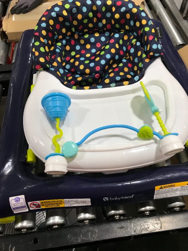 Photo 2 of Baby Trend 2.0 Activity Baby Walker Blue Sprinkles
