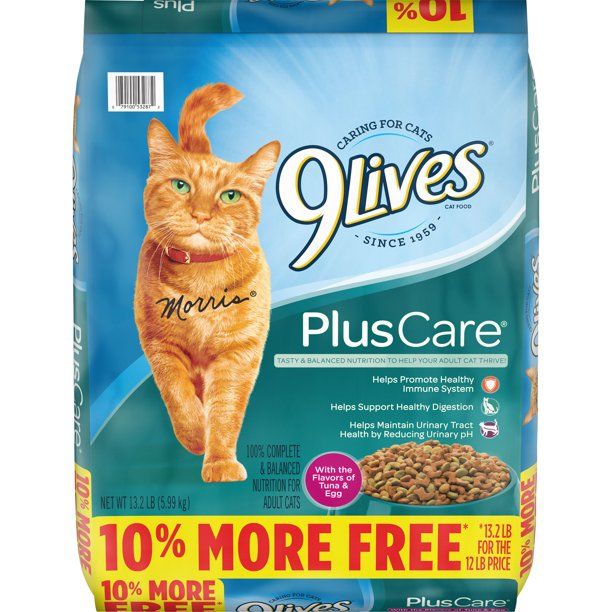 Photo 1 of 9Lives Plus Care Dry Cat Food Bonus Bag, 13.2-Pound
BEST BY MAY 28 2022