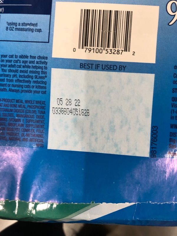 Photo 1 of 9Lives Plus Care Dry Cat Food Bonus Bag, 13.2-Pound
BEST BY MAY 28 2022