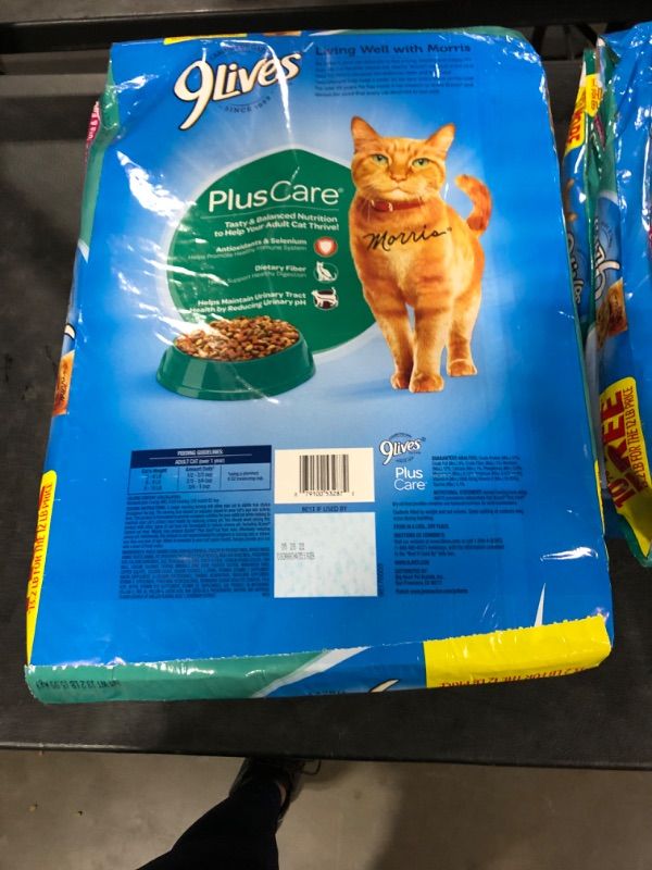 Photo 1 of 9Lives Plus Care Dry Cat Food Bonus Bag, 13.2-Pound
BEST BY MAY 28 2022