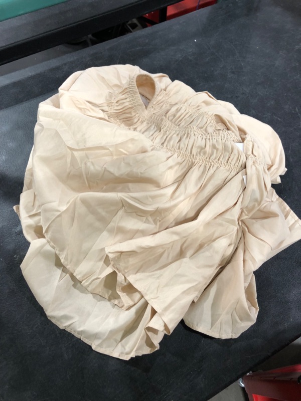 Photo 1 of BEIGE BED SKIRT