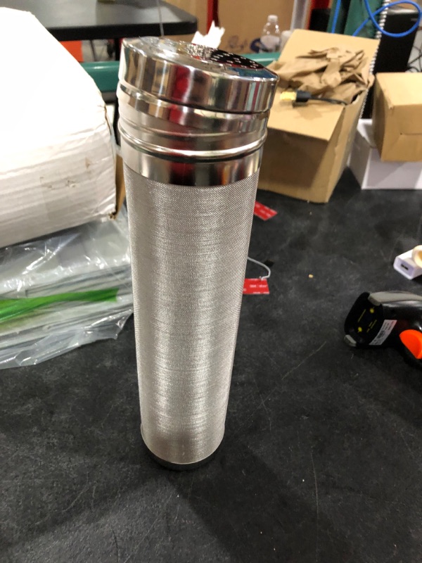 Photo 2 of Beer Filter Dry Hopper Beer Brew Filter, 300 Micron Stainless Steel Homemade Beer Brewing Filter, Homebrew Beer & Tea Coffee Kettle Dry Hopper Filter...
