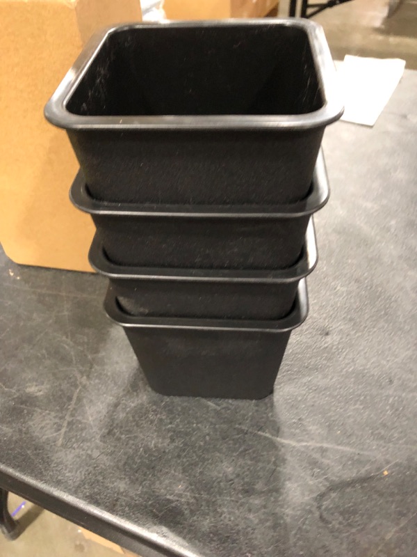 Photo 2 of 100 Qty -Dura pots 3 1/2" square x 3" deep Durable and reusable UV Resistant By dmarketline
