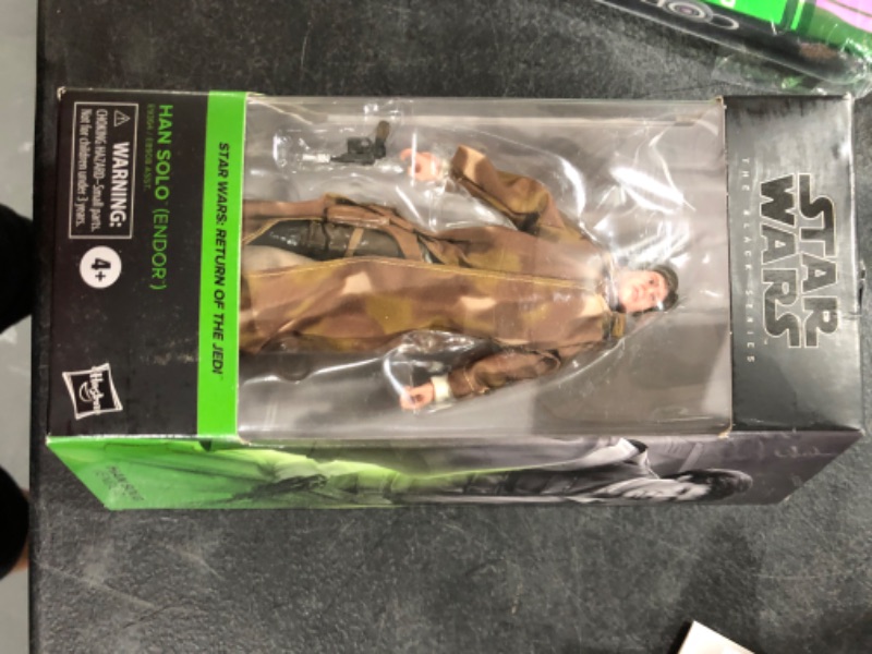 Photo 2 of Star Wars The Black Series Han Solo (Endor) Toy 6-Inch Scale Star Wars: Return of The Jedi Collectible Action Figure, Kids Ages 4 and Up
