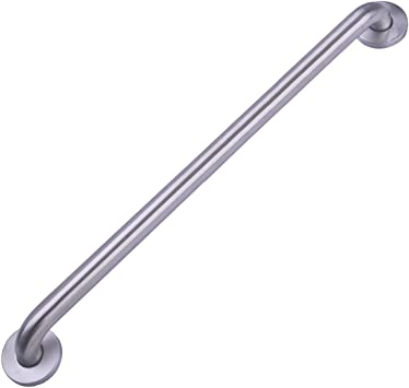 Photo 1 of Amazon Basics Bathroom Handicap Safety Grab Bar, 42 Inch Length, 1.25 Inch Diameter