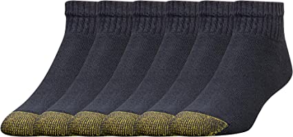 Photo 1 of Gold Toe Men's 656p Cotton Quarter Athletic Socks, Multipairs size 6 - 12.5