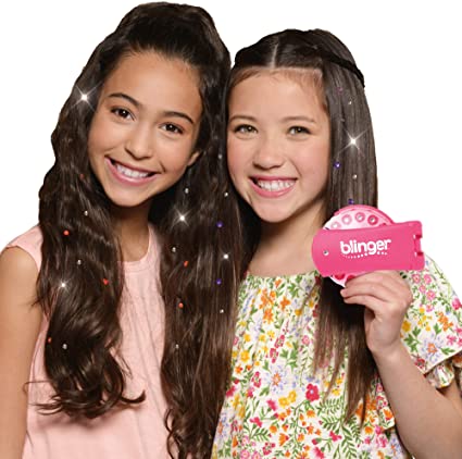 Photo 1 of Blinger Ultimate Set, Glam Collection, Comes with Glam Styling Tool & 225 Gems - Load, Click, Bling! Hair, Fashion, Anything! (Amazon Exclusive)