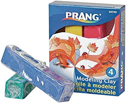 Photo 1 of 4 Pack - Prang Modeling Clay Set, 4 Colored Clay Blocks per Set, 0.25 Pounds Each, Red, Yellow, Green and Blue