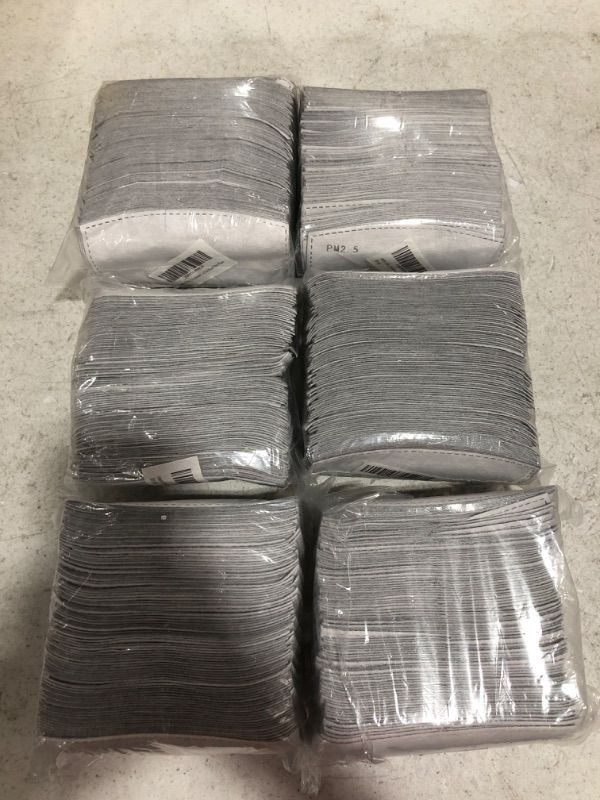 Photo 2 of 100PCS PM 2.5 ACTIVATED CARBON FILTERS,5 LAYERS REPLACEABLE ANTI HAZE FILTER PAPER LOT OF 12.
