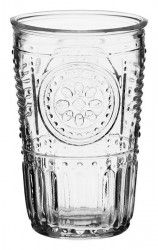 Photo 1 of Bormioli Rocco Romantic Water Glass [Set Of 6] | 11.5 oz Premium Glass Set For Refreshments, Soda & Beverages | Italian Quality Glassware, Perfect For Dinner Parties, Bars & Restaurants
