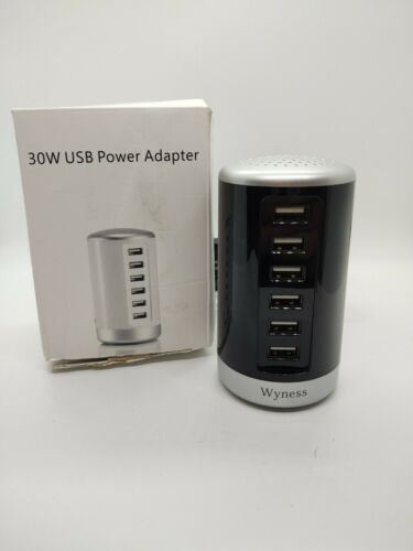 Photo 1 of Wyness 30W Power Adapter Tower 6 USB Ports 