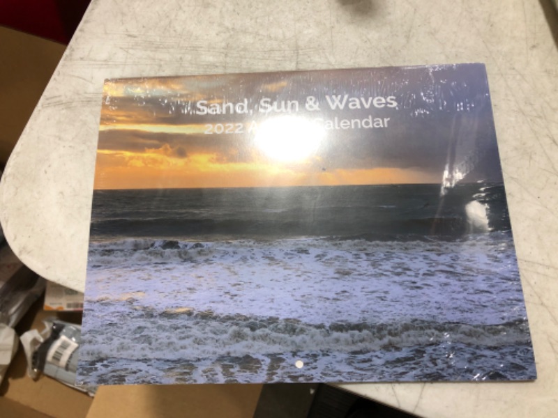 Photo 2 of 2022 Wall Calendar 12 Month | Ocean, Sand, Sun & Waves | Wall Calendar 2022 Monthly Wall | Hanging Calendar | Calendar Scenery | 2022 Calendar 8.5 x 11 | Wall Mount Calendar | Yearly Wall Calendar
