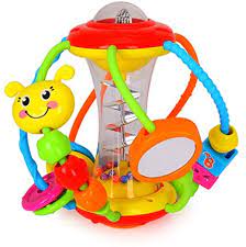 Photo 1 of HOLA Baby Toys 6 to 12 Months, Baby Rattles Activity Ball, Shaker, Grab and Spin Rattle, Crawling Educational Toys for 3, 6, 9, 12 Months Baby Infant, Boys, Girls
