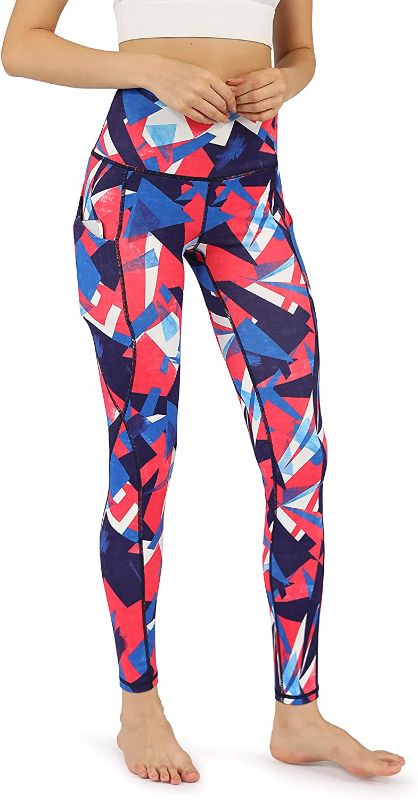 Photo 1 of ODODOS Women's High Waisted Yoga Leggings with Pockets,Tummy Control Non See Through Workout Athletic Running Yoga Pants, XL