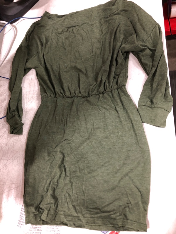 Photo 1 of Women's Army Green Dress, Large