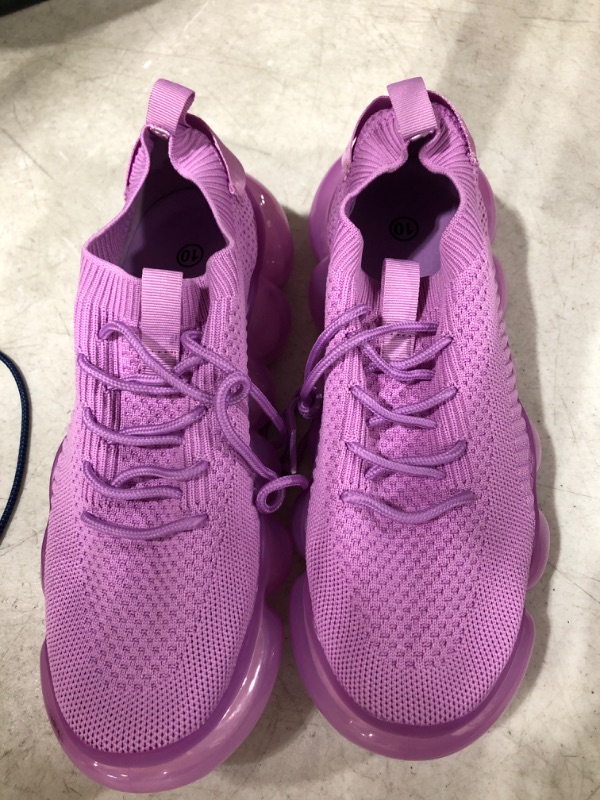 Photo 1 of CAS-MOS Women Breathable Air Cushion Walking Tennis Damping Running Shoes Slip on Casual Fashion Sneakers, Size 10