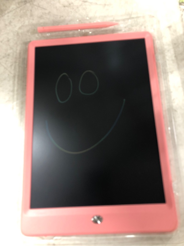 Photo 1 of Gifts Toys for 3-6 Year Old Girls Boys, LCD Writing Tablet Drawing Board, 10 Inch Colorful Toddler Doodle Board, Writing and Learning Scribble Board Doodle Pad, Educational Toy Birthday Gift (Pink)

