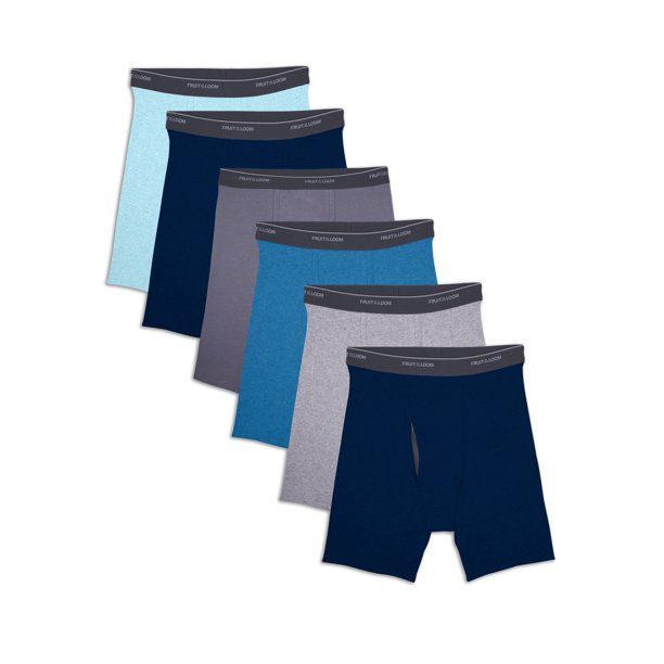 Photo 1 of Fruit of the Loom Men's CoolZone Fly Boxer Briefs, 5 Pack, 
Size L
