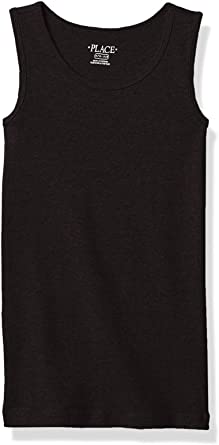 Photo 1 of 2pk white and black Children's Place Uniform Basic Tank Top
Size L