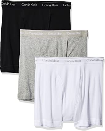 Photo 1 of Calvin Klein Men's 100% Cotton Classic Fit Boxer Brief Underwear 3 Pack Size XL
