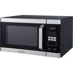 Photo 1 of BLACK+DECKER 0.9 cu ft 900W Microwave Oven - Stainless Steel

